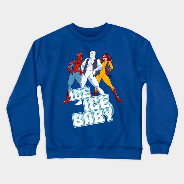 Ice Ice Baby Crewneck Sweatshirt by artoflucas